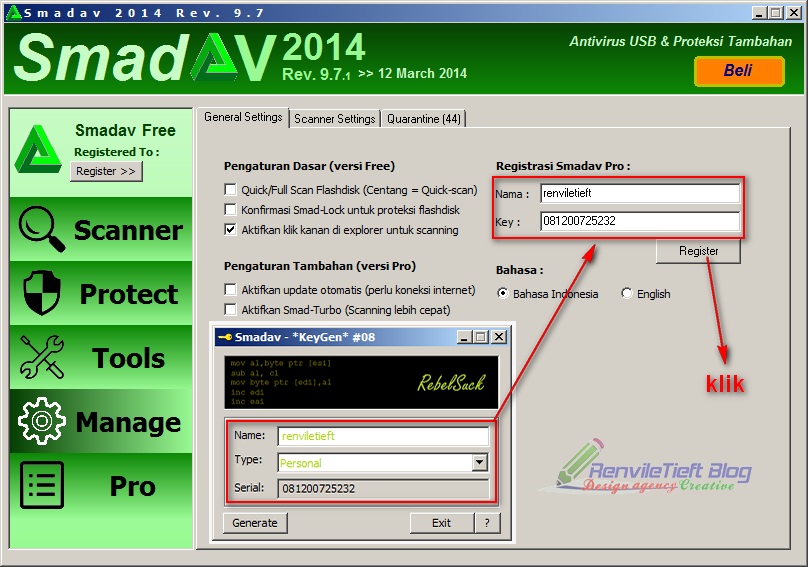 cara instal antivirus smadav di flashdisk: full version software